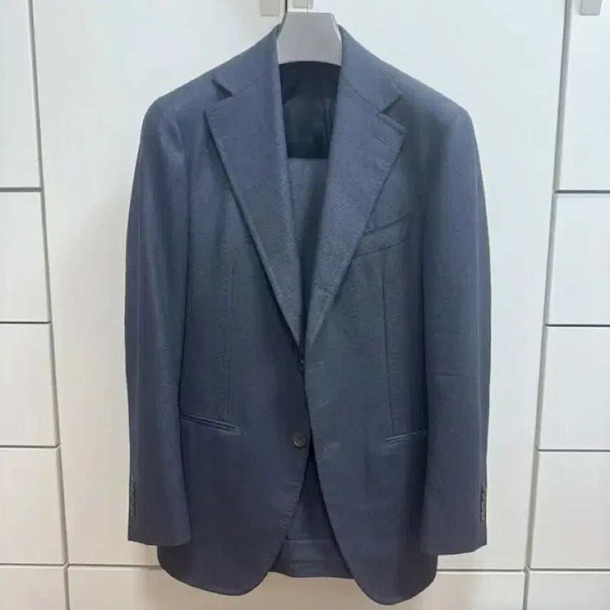 [BUNJANG] MEZAS NAPOLI Navy Suit Set / MEZAS NAPOLI 네이비 정장 세트 (재킷+바지 2벌)