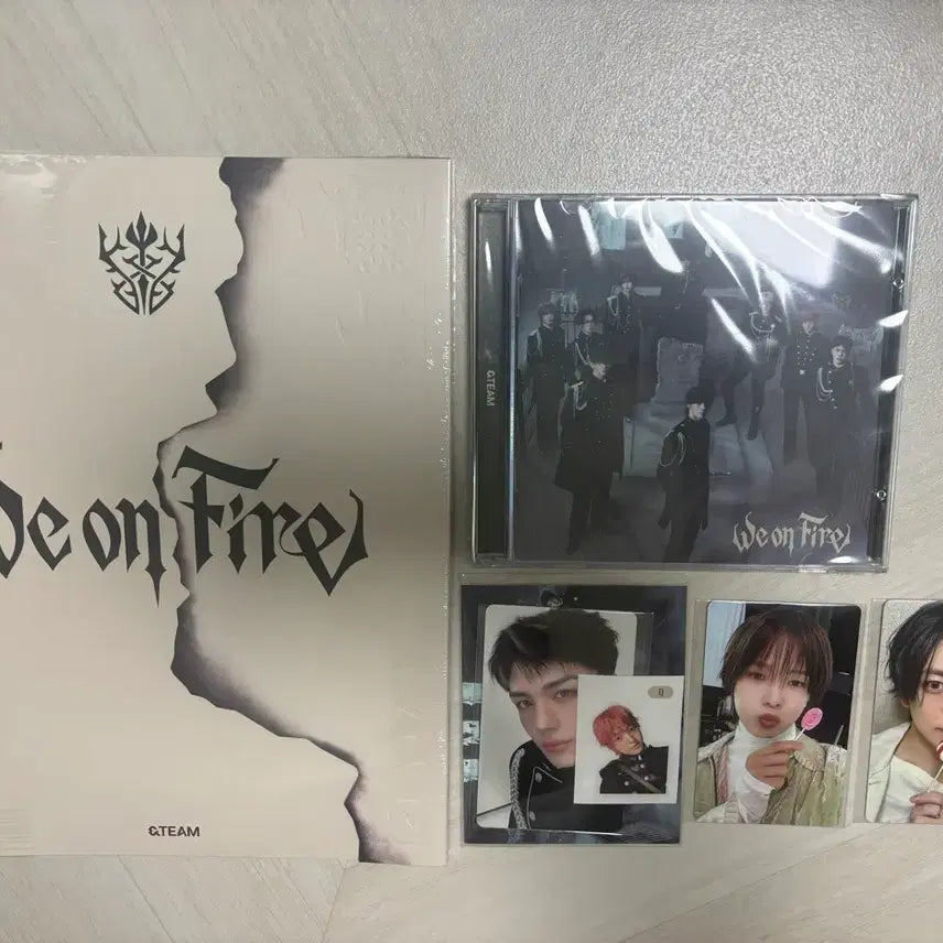 [BUNJANG] &amp;TEAM We on Fire Album Bundle Set (Weverse POB) / 앤팀 &amp;TEAM We on Fire 앨범 미개봉 set (위버스특전포함)