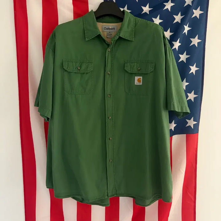 [SOLD OUT] [XL] 칼하트 carhartt 리메이크 반팔 워크 셔츠 - 10