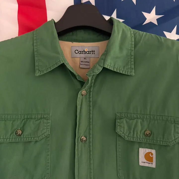 [SOLD OUT] [XL] 칼하트 carhartt 리메이크 반팔 워크 셔츠 - 10