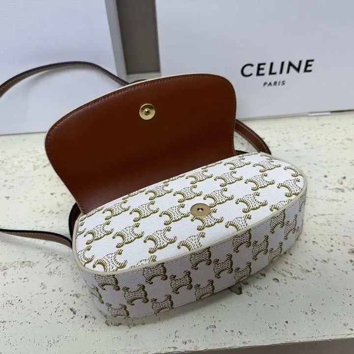 [BUNJANG] Celine Triomphe Mini Shoulder Bag / 셀린느 트리오페 미니 숄더백