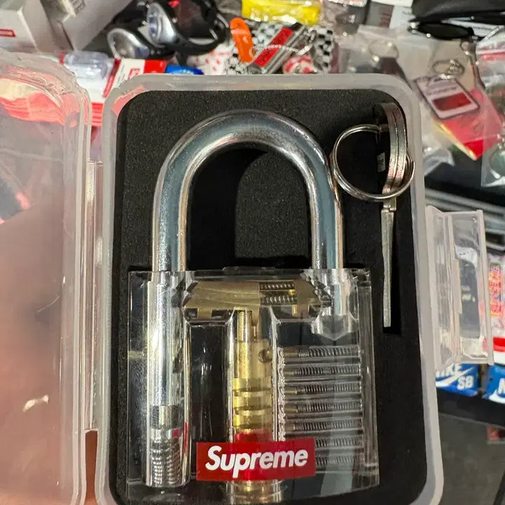 [BUNJANG] Supreme 20SS Transparent Lock Padlock / 슈프림 투명락 20ss