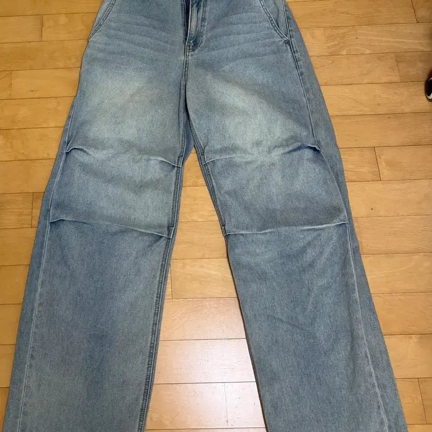 [BUNJANG] Musinsa Standard Parachute Pants [Sky Blue] / 무신사 스탠다드 데님 파라슈트 팬츠 [스카이 블루]