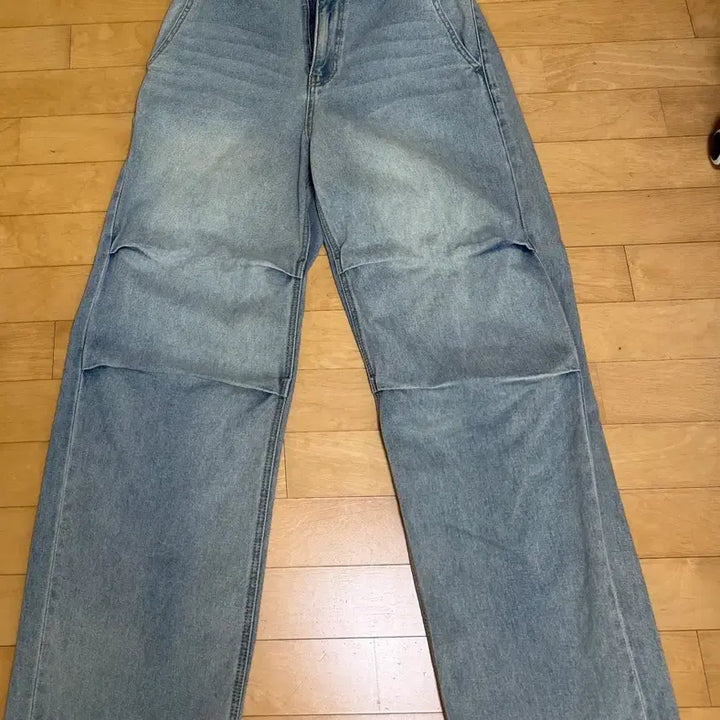 [BUNJANG] Musinsa Standard Parachute Pants [Sky Blue] / 무신사 스탠다드 데님 파라슈트 팬츠 [스카이 블루]