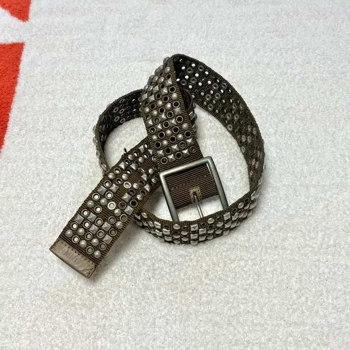 [BUNJANG] Vintage Brown Belt / 브라운 징 빈티지 벨트