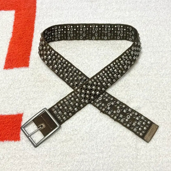[BUNJANG] Vintage Brown Belt / 브라운 징 빈티지 벨트