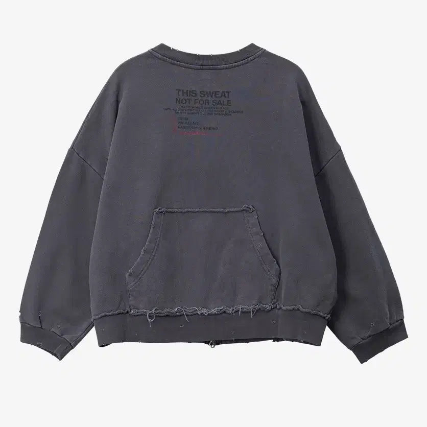 [BUNJANG] Standalone Sweatshirt Jacket / Standalon 스탠드얼론 맨투맨 자켓