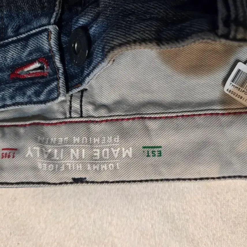 [BUNJANG] Tommy Hilfiger Made in Italy Denim Jeans / 타미힐피거 메이드 인 이태리 데님
