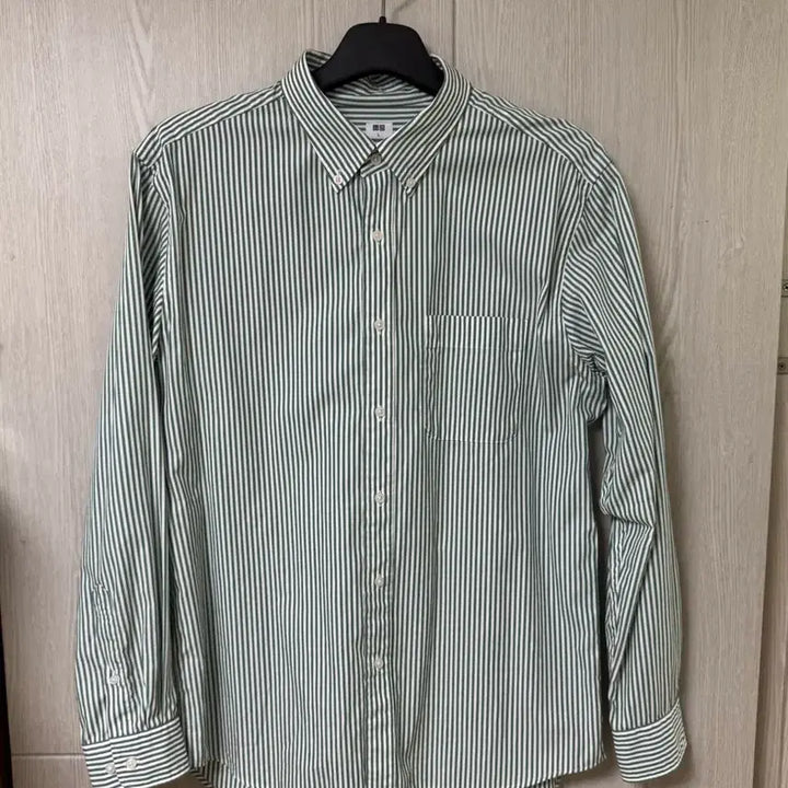 [BUNJANG] Uniqlo Striped Button-Down Shirt / 유니클로 버튼다운 셔츠 L 새상품