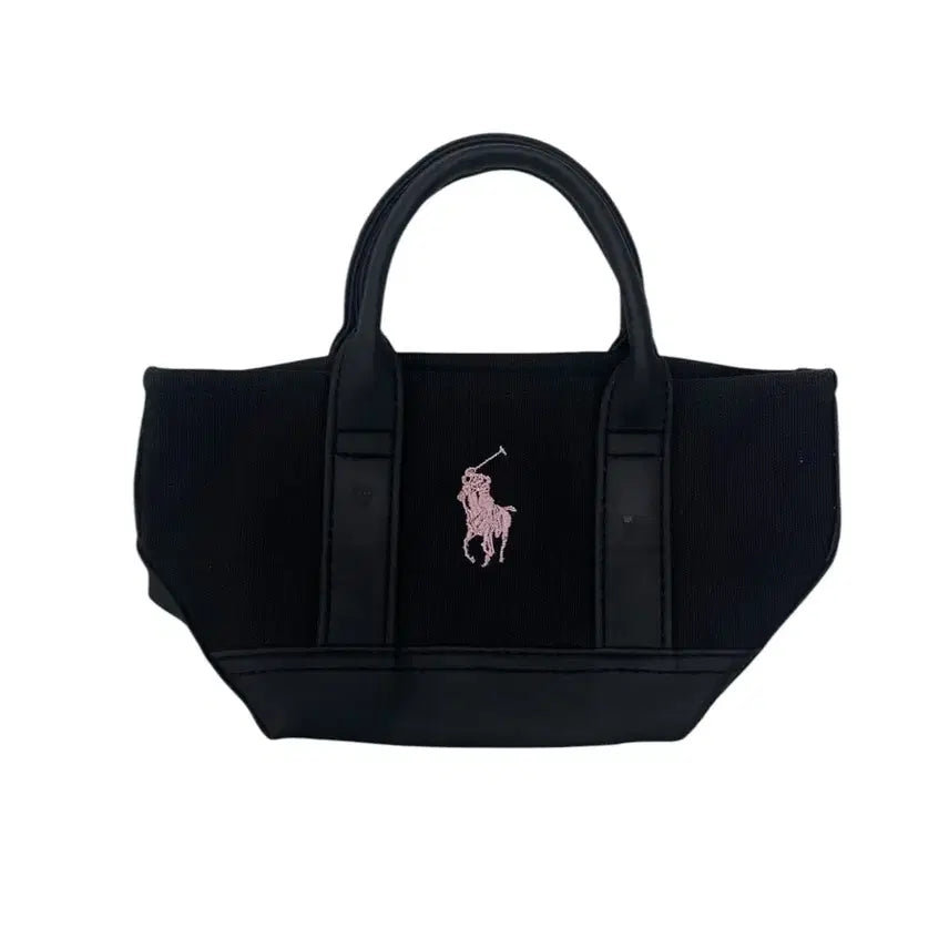 [BUNJANG] Polo Ralph Lauren Black Mini Tote Bag / 폴로 랄프로렌 블랙 미니 토트백