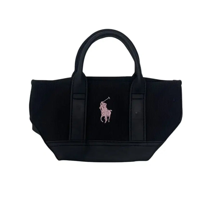 [BUNJANG] Polo Ralph Lauren Black Mini Tote Bag / 폴로 랄프로렌 블랙 미니 토트백