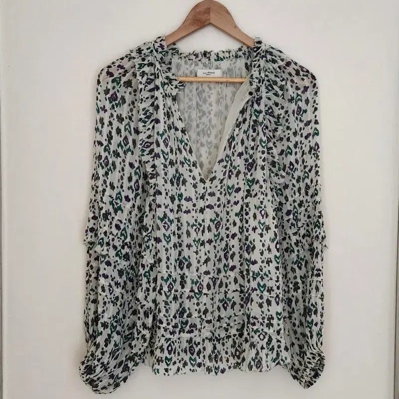 [SOLD OUT] 아방한(정품)이자벨마랑 에뚜왈 패턴블라우스 (36)