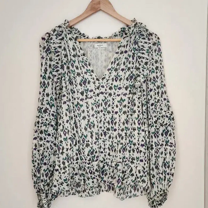 [SOLD OUT] 아방한(정품)이자벨마랑 에뚜왈 패턴블라우스 (36)