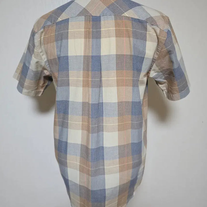 [BUNJANG] Patagonia Organic Cotton Checkered Short Sleeve Shirt (S) / 파타고니아 오가닉코튼 체크 반팔셔츠 사이즈 ( S  )
