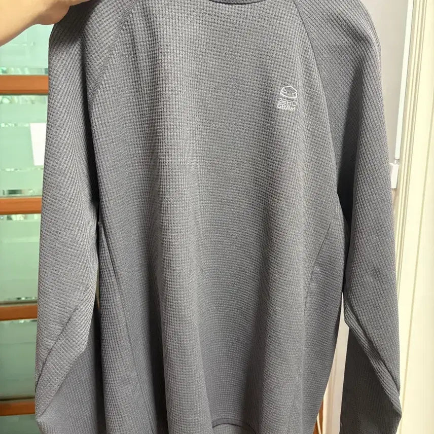 [BUNJANG] ZeroGrams Seoul Hooded Sweatshirt Gray / 제로그램 씨울 후드 티셔츠 그레이