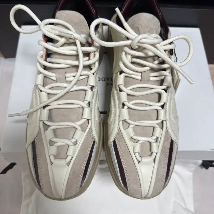 [BUNJANG] Wooyoungmi Brown Leather Low-Top Sneakers / (새상품)우영미 브라운 레더 로우탑 스니커즈 (42-270)