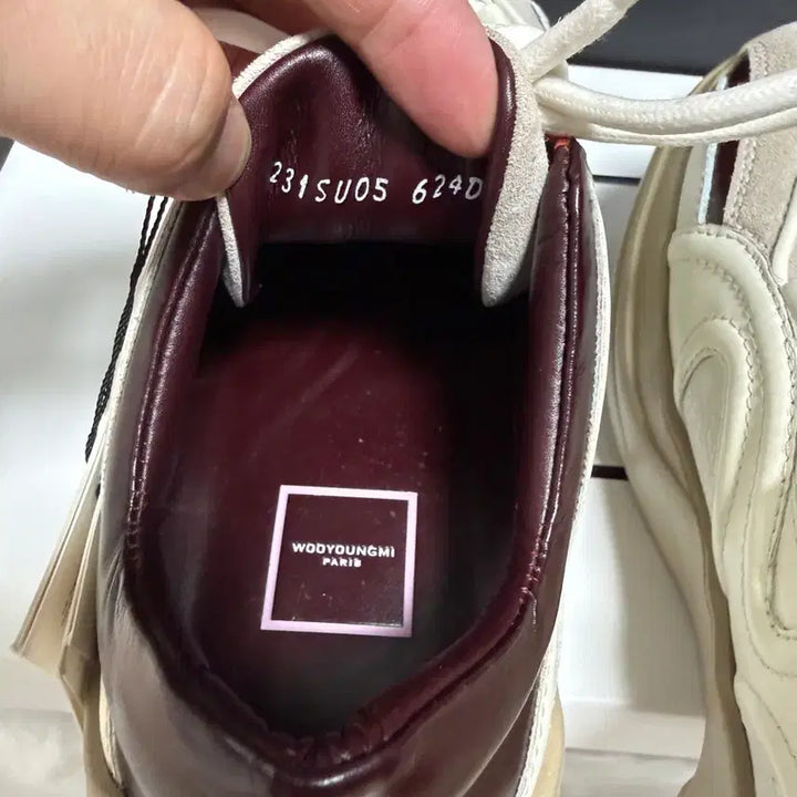 [BUNJANG] Wooyoungmi Brown Leather Low-Top Sneakers / (새상품)우영미 브라운 레더 로우탑 스니커즈 (42-270)