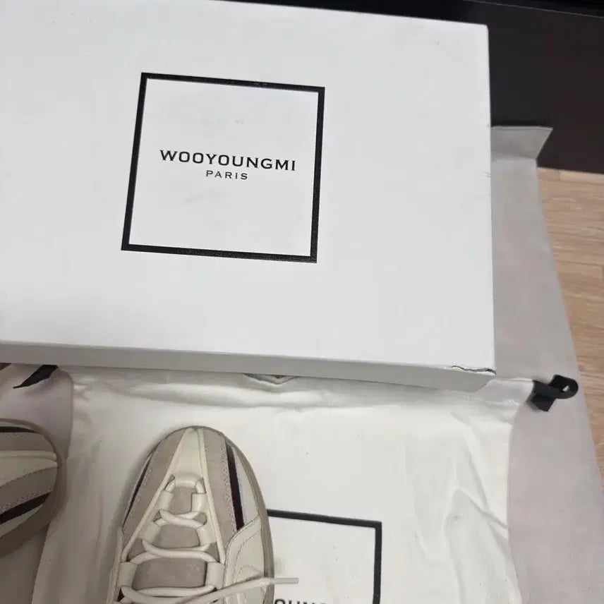 [BUNJANG] Wooyoungmi Brown Leather Low-Top Sneakers / (새상품)우영미 브라운 레더 로우탑 스니커즈 (42-270)