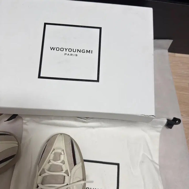 [BUNJANG] Wooyoungmi Brown Leather Low-Top Sneakers / (새상품)우영미 브라운 레더 로우탑 스니커즈 (42-270)