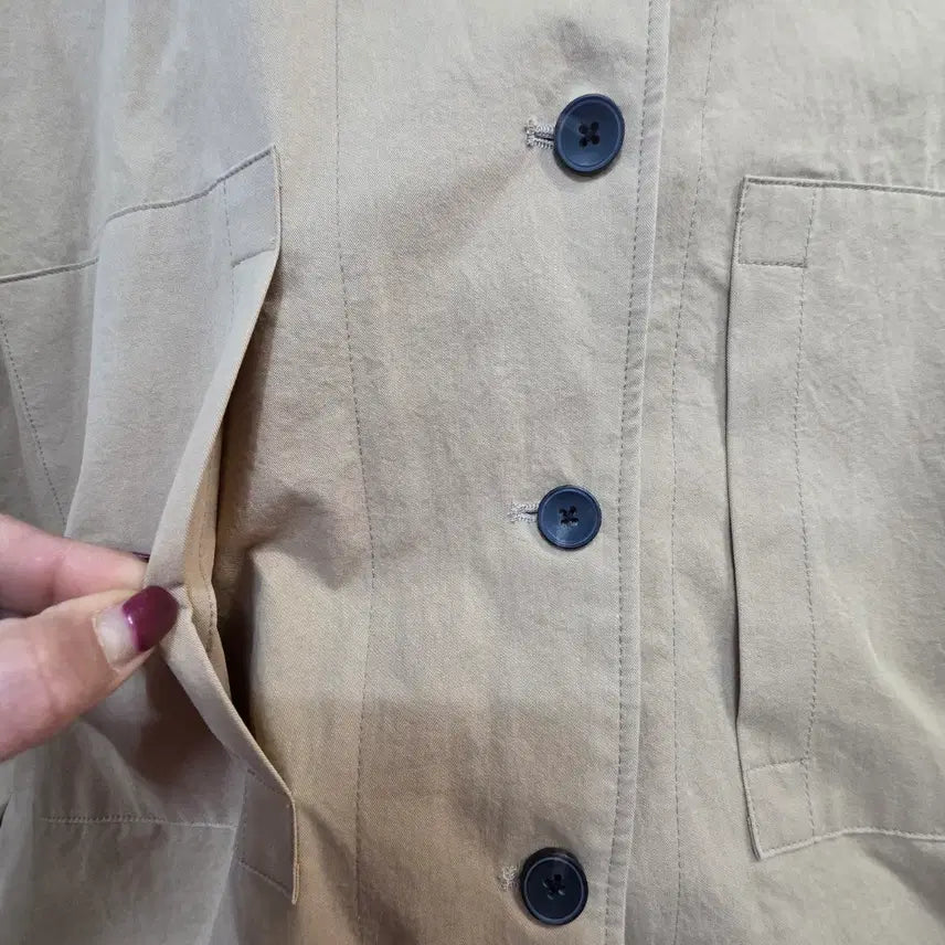 [BUNJANG] Roompacker Beige Cotton Jacket / 룸패커남성봄가을 면 자켓 베이지색 F