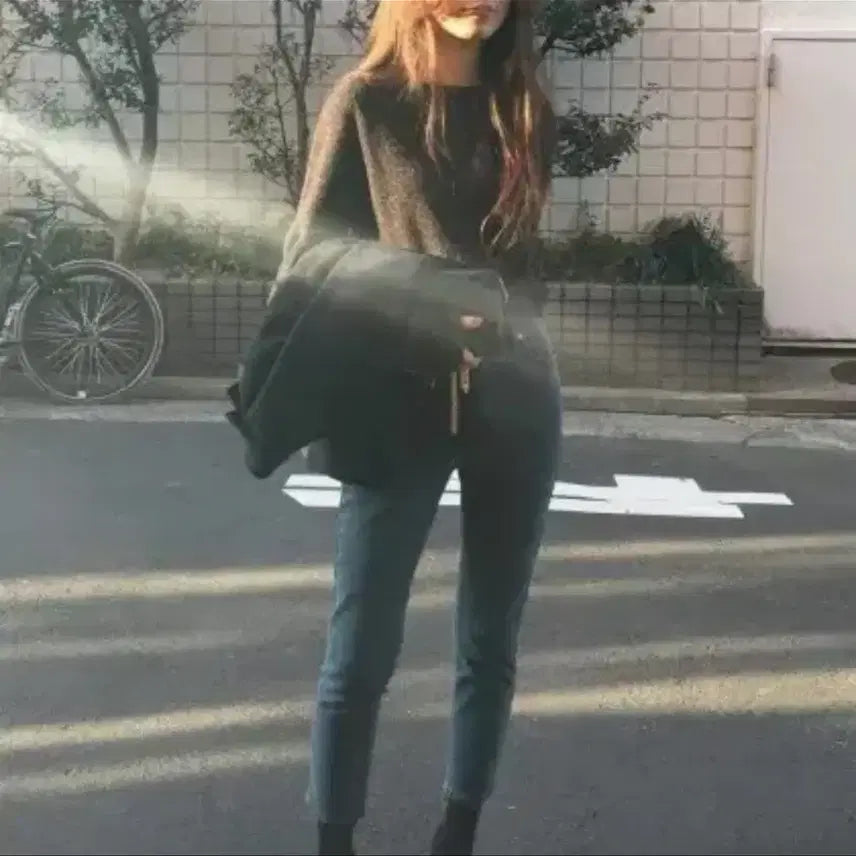[BUNJANG] Vegetable Mood Black Denim M Size / 베지터블 무드 흑청 데님 m사이즈