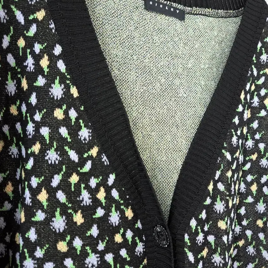[BUNJANG] Sisley Volume Sleeve Knit Cardigan / 시슬리 볼륨소매 니트가디건