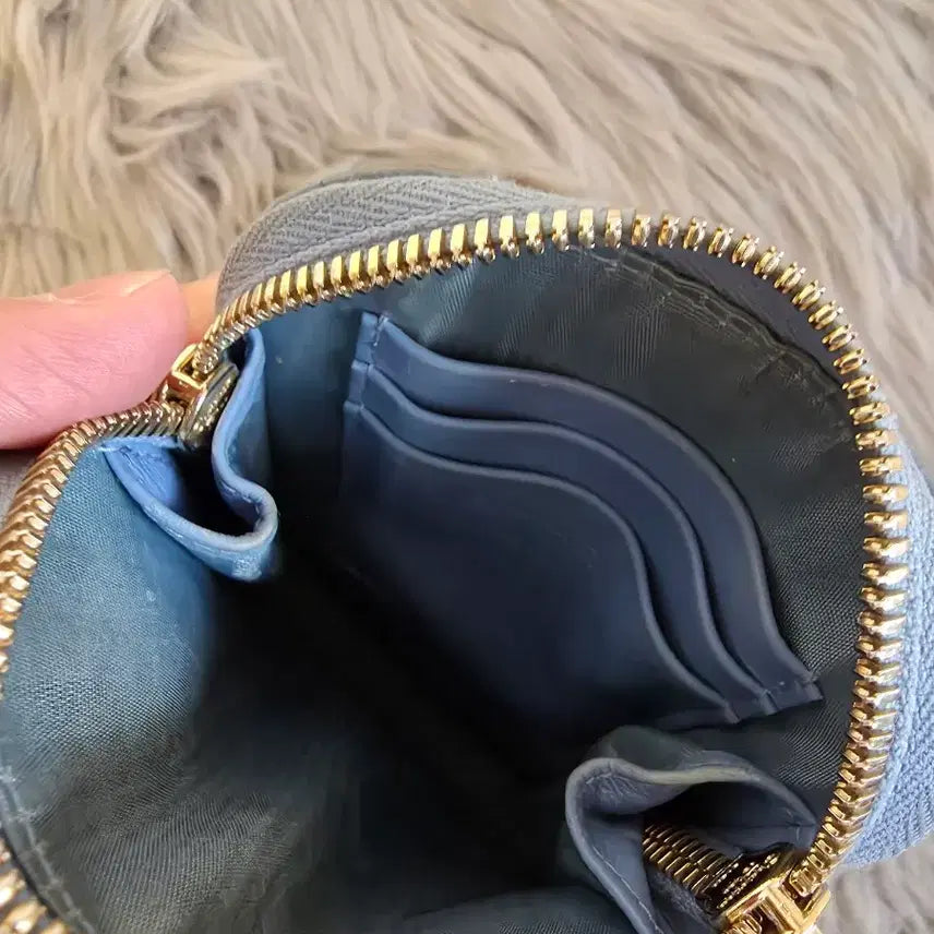 [BUNJANG] Dior Lady Dior Patent Leather Chain Bag / 디올 레이디디올 페이던트 블루 체인백