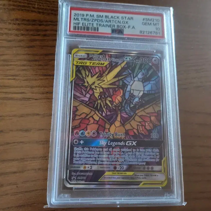 [SOLD OUT] 포켓몬 카드 북미 썬더 프리져 파이어 psa10 GX TAG TEAM
