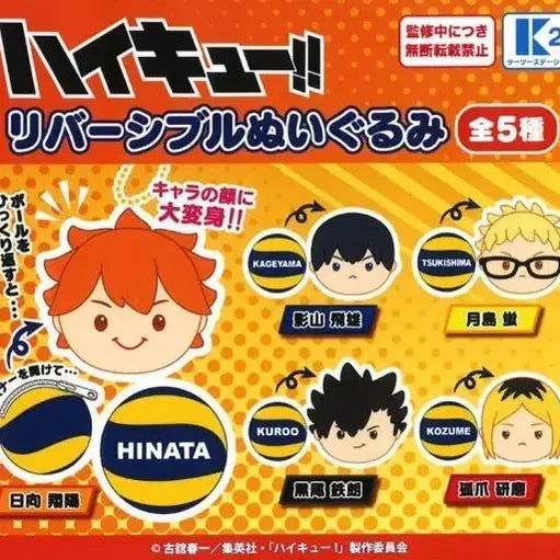 [BUNJANG] Haikyuu!! Kageyama Reversible Plush Pouch / 하이큐 리버서블 인형 파우치 카게야마