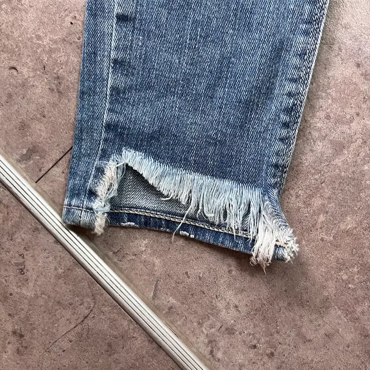 [BUNJANG] Siwy Distressed Skinny Denim Jeans (Size 24) / 씨위(Siwy) 디스트로이드 스키니 데님 (