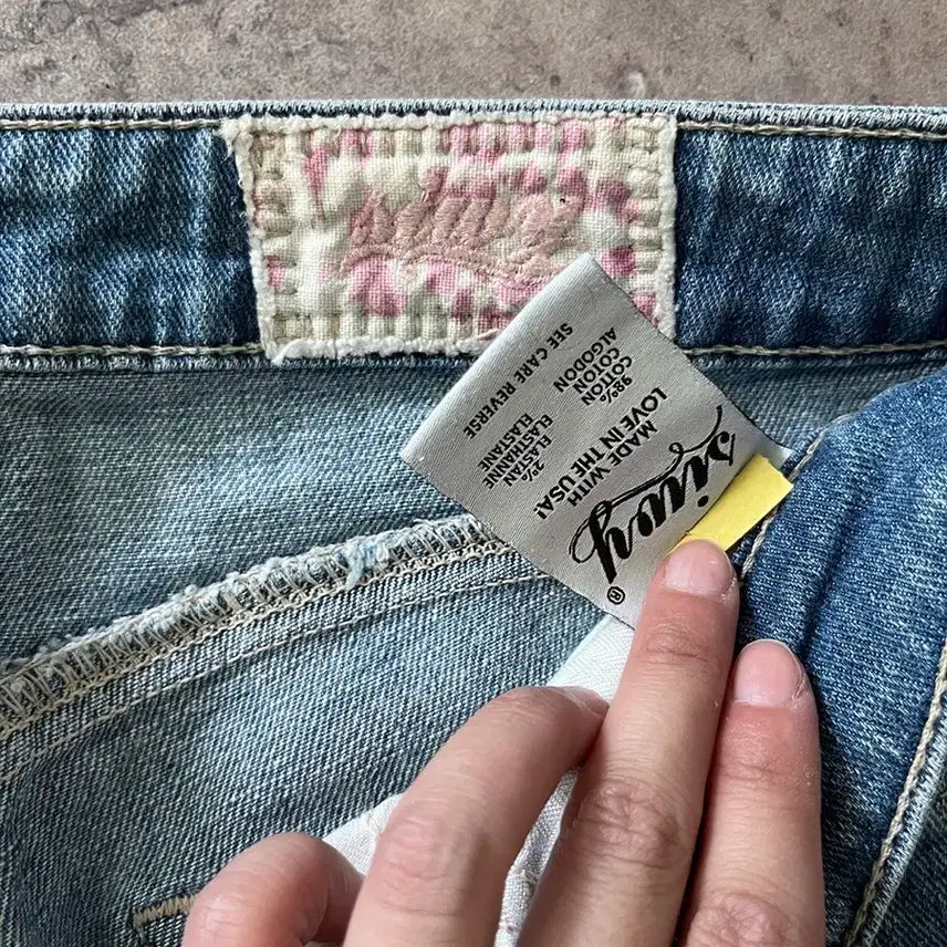 [BUNJANG] Siwy Distressed Skinny Denim Jeans (Size 24) / 씨위(Siwy) 디스트로이드 스키니 데님 (
