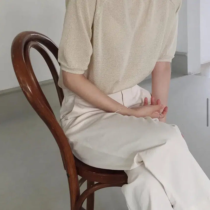 [BUNJANG] Brunch Cream White Pants S / brunch 브런치 크림 화이트 팬츠 s