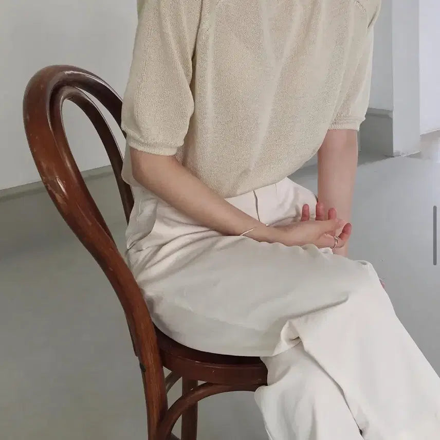[BUNJANG] Brunch Cream White Pants S / brunch 브런치 크림 화이트 팬츠 s