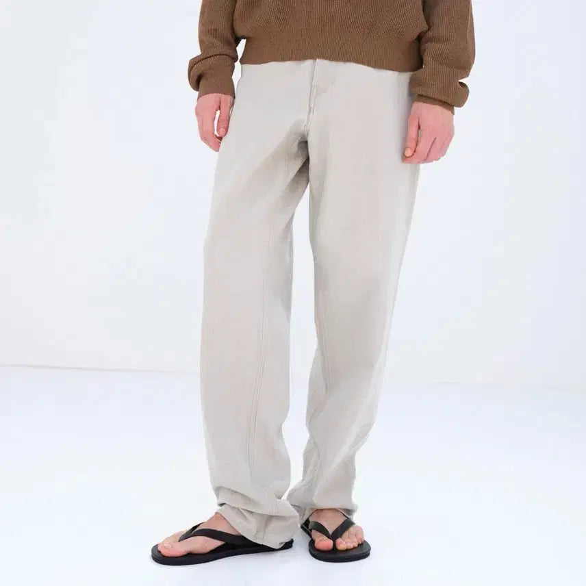 [BUNJANG] Our Legacy Hard Twist Brown Denim Wide Pants Light Grey 30 / 오라리 하드 트위스트 브라운 데님 와이드 팬츠 라이트 그레이 30