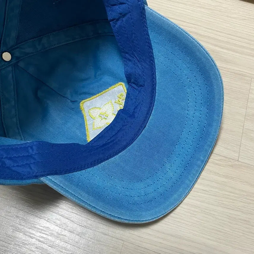 [BUNJANG] Wellbeing Express Wbe Flower Cap Sky Blue Hat / 웰빙익스프레스 Flower Wbe Cap 모자 OS