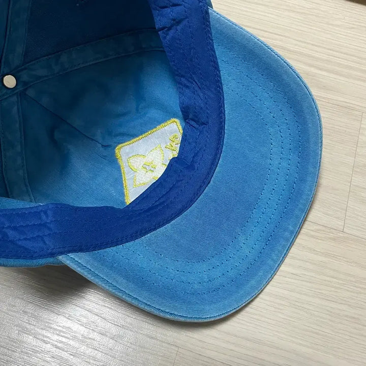 [BUNJANG] Wellbeing Express Wbe Flower Cap Sky Blue Hat / 웰빙익스프레스 Flower Wbe Cap 모자 OS