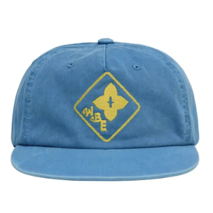 [BUNJANG] Wellbeing Express Wbe Flower Cap Sky Blue Hat / 웰빙익스프레스 Flower Wbe Cap 모자 OS