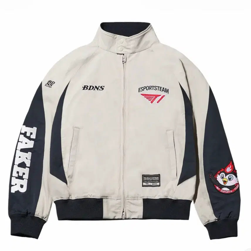 [BUNJANG] Bad Neighbors x T1 Base Jacket Beige Non-Marking XL / 빠더너스 x T1 베이스 자켓 베이지 논마킹 XL