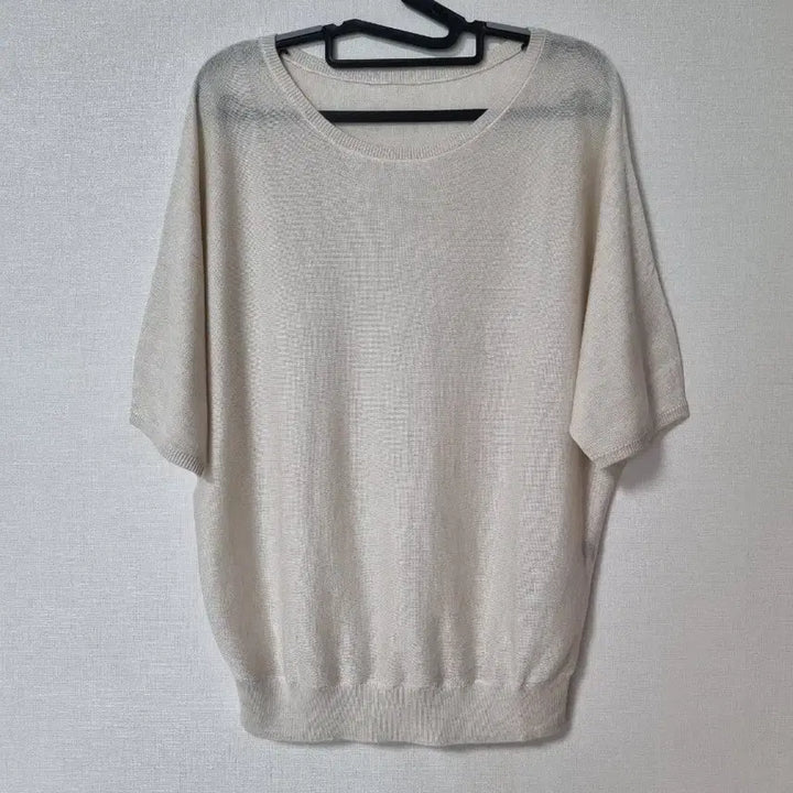 [BUNJANG] Lyocell Silk Blend Batwing Fit Knit Top / 리오셀.실크혼방 가오리핏 니트66.77