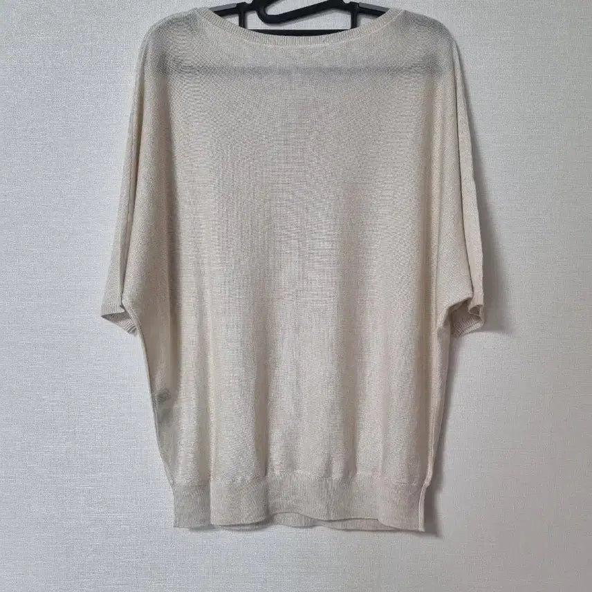 [BUNJANG] Lyocell Silk Blend Batwing Fit Knit Top / 리오셀.실크혼방 가오리핏 니트66.77