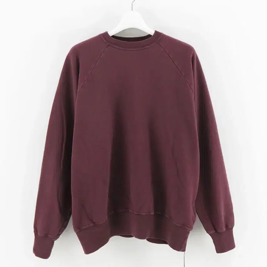 [BUNJANG] Apresse Vintage Sweatshirt Burgundy / 아프레쎄 빈티지 스웻셔츠 버건디 3