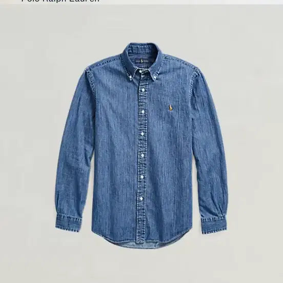 [BUNJANG] Polo Ralph Lauren Classic Fit Denim Shirt L / 폴로 클래식핏 데님셔츠 L