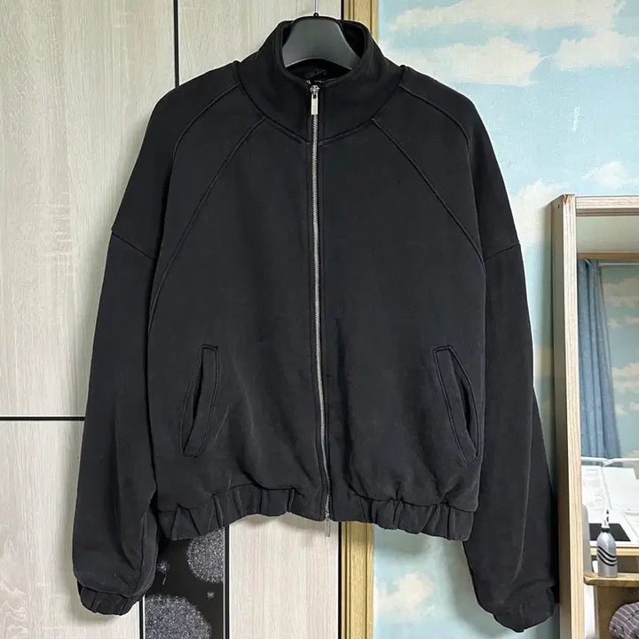 [BUNJANG] (XL) 자라 워싱 지퍼 자켓 / (XL) 자라 워싱 지퍼 자켓