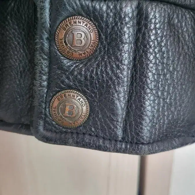 [BUNJANG] Brentano 1993 Leather Varsity Jacket / 브렌따노 1993년산 가죽 바시티 자켓 100