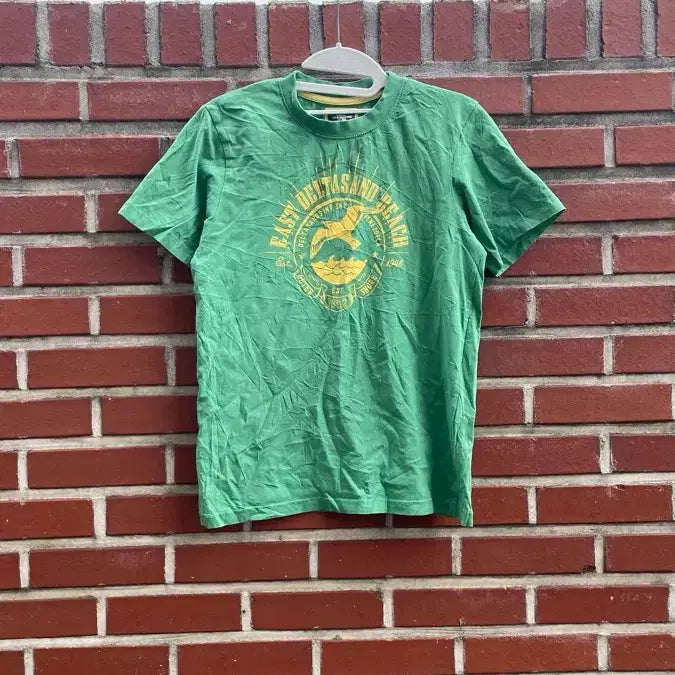 [BUNJANG] H&amp;M Delta Sand Beach T-Shirt Green / 00s H&amp;M 델타샌드 비치 반팔 티셔츠 그린