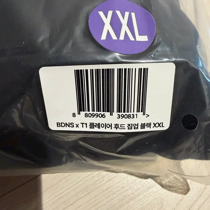 [BUNJANG] BADANUS x T1 Player Hoodie Zip-up Black XXL / 빠더너스 x T1 플레이어 후드 집업 블랙 XXL