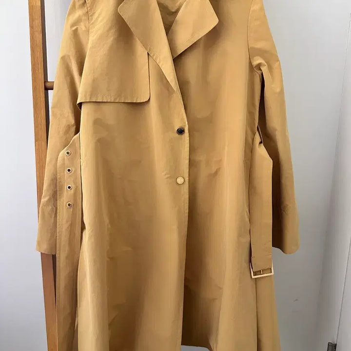 [BUNJANG] BIRD Casual Trench Coat (Mustard) / BIRD 버드 캐주얼 트렌치 코트(머스타드)