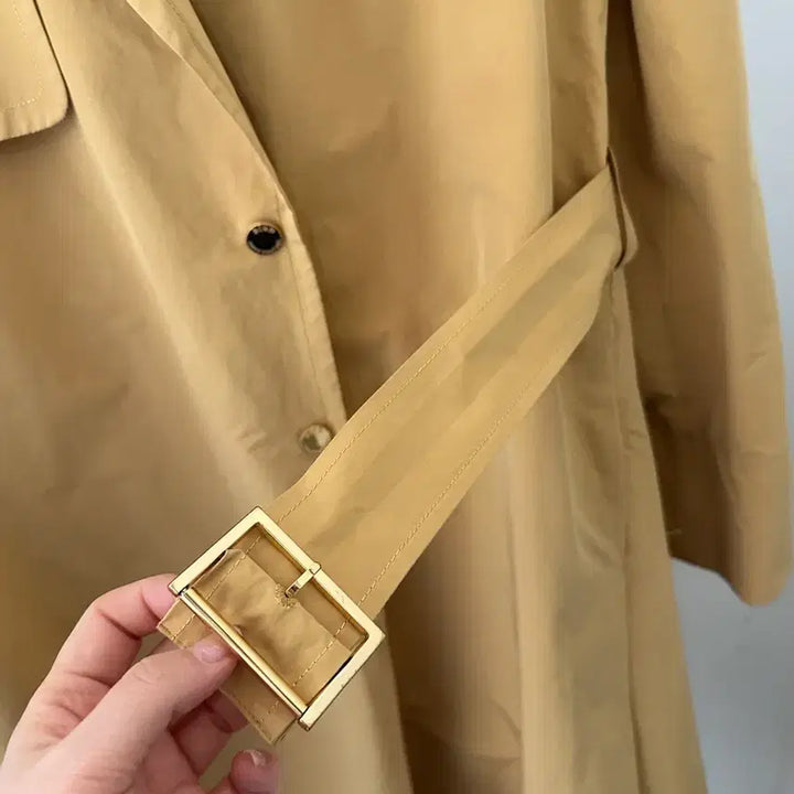 [BUNJANG] BIRD Casual Trench Coat (Mustard) / BIRD 버드 캐주얼 트렌치 코트(머스타드)