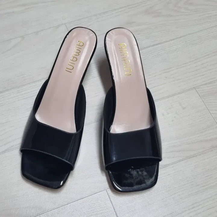 [BUNJANG] Black Mule Heels 245 / ㅁ새상품ㅁ 블랙 뮬 힐 245