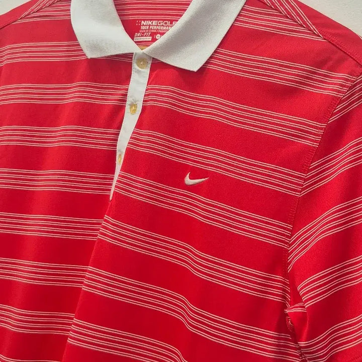 [BUNJANG] Nike Golf Dri-FIT Stripe Short Sleeve Polo Shirt (M) / [M] 나이키 골프 드라이핏 카라티 반팔티 M 스트라이프